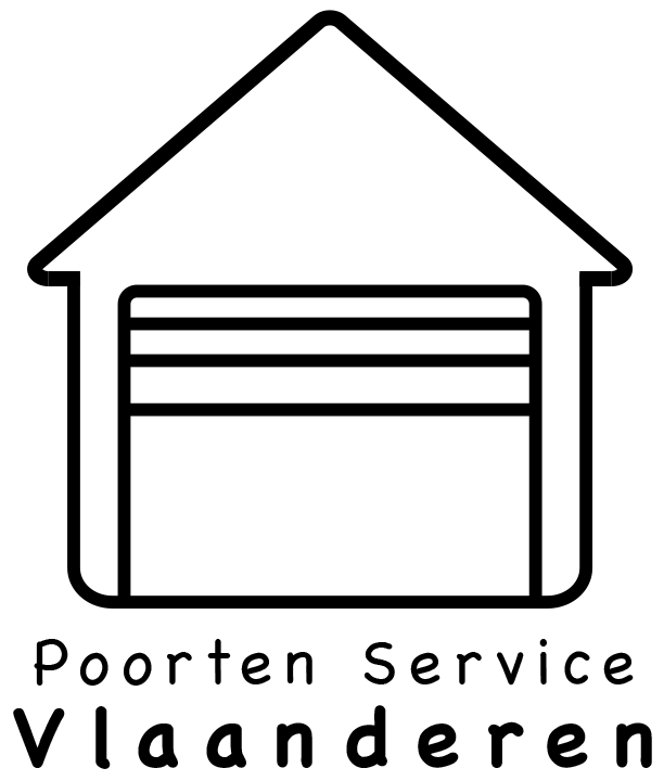 Poortenservice Vlaanderen - Logo Zwart